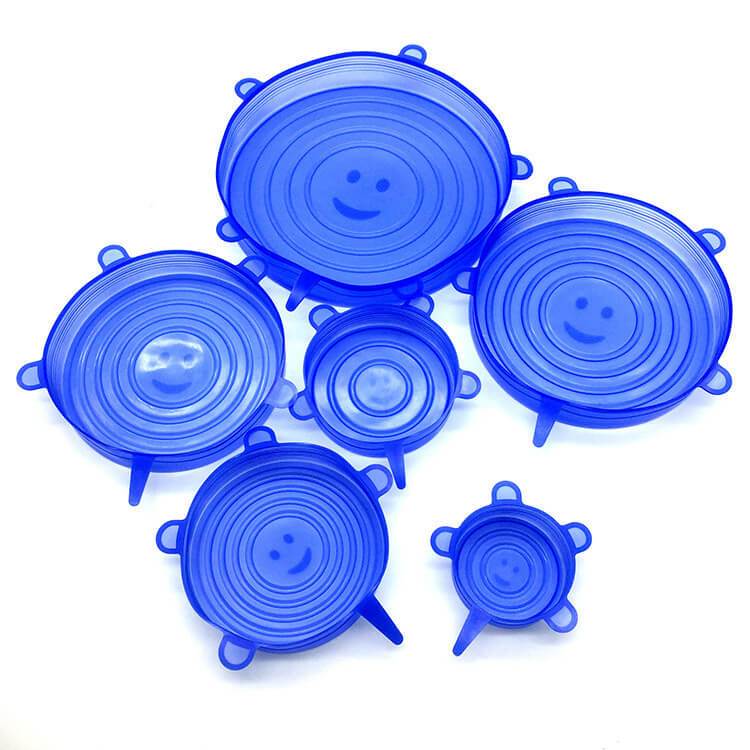 6 Pcs/Set Food Silicone Cover Caps