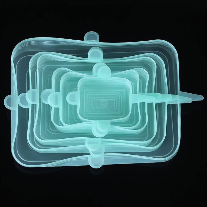 6 Pcs/Set Food Silicone Cover Caps