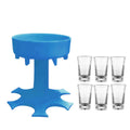6 Shot Glass Dispenser Holder
