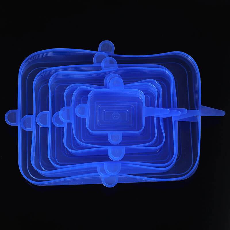 6 Pcs/Set Food Silicone Cover Caps