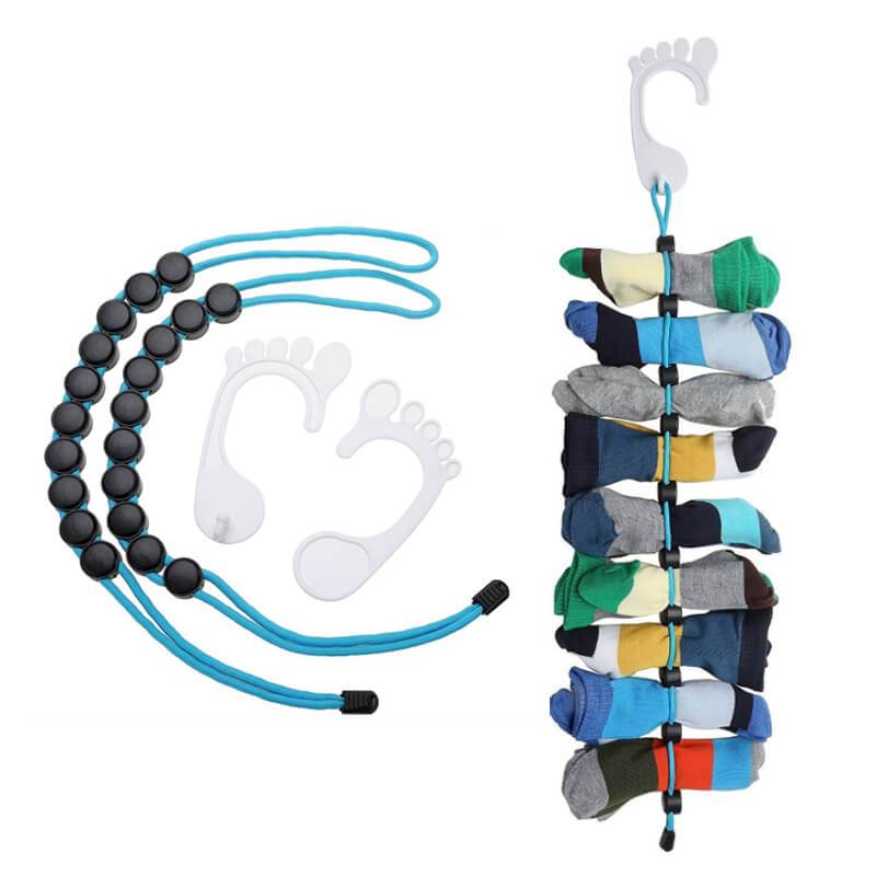 Adjustable Socks Drying Hanging Rope