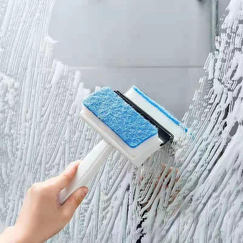 Double sided glass cleaning tool