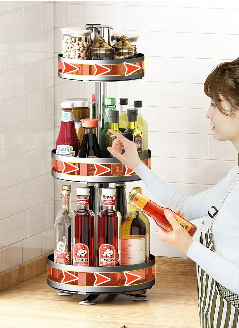 Rotatable Kitchen Rack