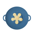 Silicone spill-proof pot lid