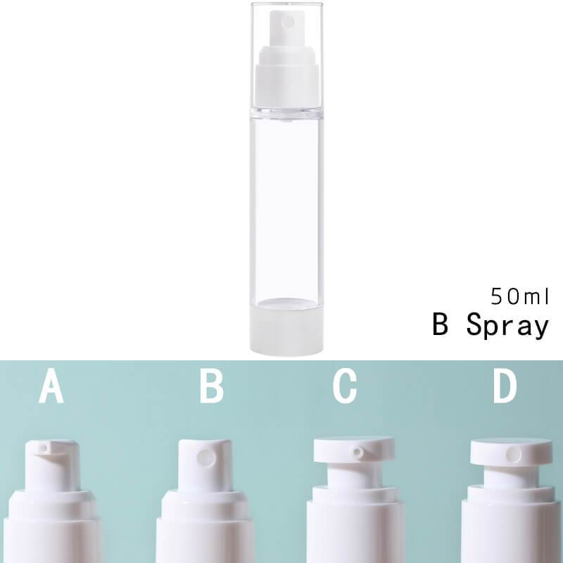 Empty Vacuum Spray Bottle with Pump