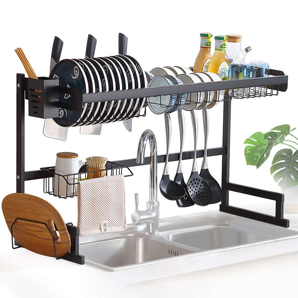 Stainless Steel  Over The Sink Dish Drying Rack