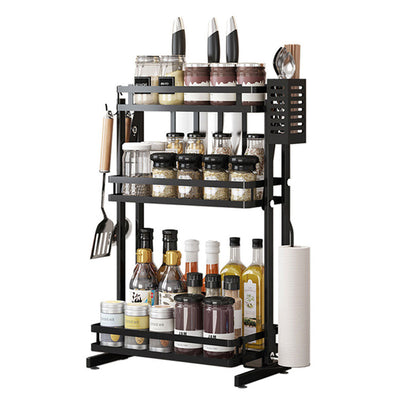 Three-layer Multi-function Seasoning Kitchen Rack Storage